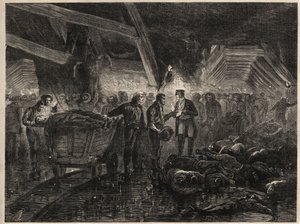 Katastrophe der Minen von Bessèges - MINES DE COAL DE LALLE - Überschwemmungen