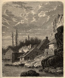 Douarnenez - Finistere - Bretagne - Gravur in "PATRIE - BESCHREIBUNG DER MALERISCHEN FRANKREICH IN 6 BÄNDEN VON LUCIEN HUARD - Ende des 19. Jahrhunderts" von Unknown artist
