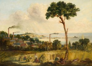 Dundee vom Balgay Hill, um 1824