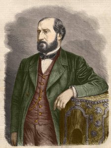 Emile Augier, französischer Dramatiker (1820 - 1889)