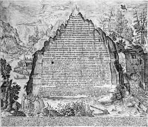 Gravur des „Amphitheatrum sapientiae aeternae“.