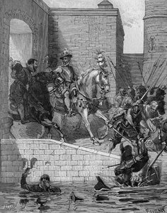 Einzug von Heinrich IV. (1553-1610), König von Frankreich, in Paris, 22. März von Unknown artist