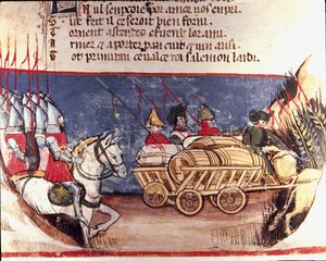 Einzug nach Spanien (Miniatur)