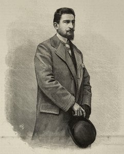 Eugenio Ruspoli (1866-1893), italienischer Entdecker, Foto von Angiolini aus L