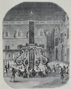 Fest von Ludwig XIV. (Fest im Marmorhof in Versailles)
