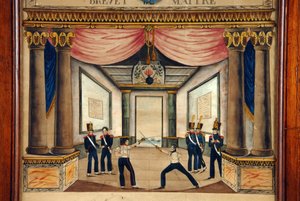 Fechten: Patent von Cont pointe vom April 1826. von Unknown artist