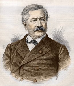 Ferdinand de Lesseps (1805 - 1894), Gravur, Bianchetti-Sammlung von Unknown artist