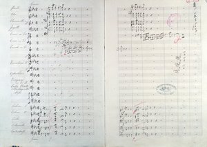 Erste Seite von Capriccio brillant über das Thema Jota Aragonese (Spanische Ouvertüre Nr. 1) von Mikhail Glinka von Unknown artist