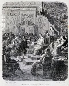 Gründung der Französischen Akademie durch Richelieu