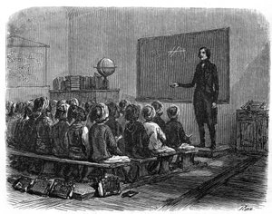 Französische Schule in Algerien im Jahr 1840. von Unknown artist