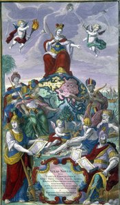 Frontispiz des „Atlas Nouveau“ von Seutter Georges Mattaus