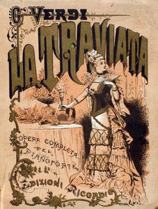 Frontispiz der Partitur der Oper 
