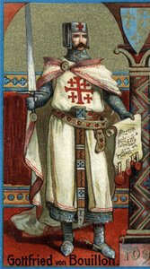 Gottfried von Bouillon (1061-1100) Herzog von Niederlothringen und erster christlicher Herrscher in Jerusalem nach dem Ersten Kreuzzug (1096-1099).