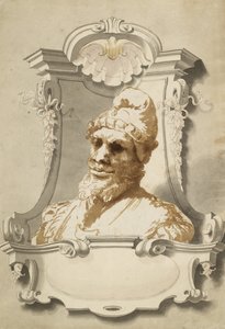 Kopf eines Mannes, ca. 17. Jahrhundert von Unknown artist
