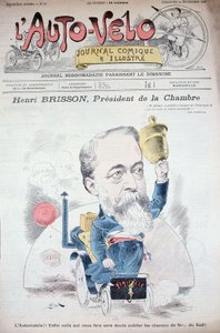 Henri Brisson im Automobil (Präsident der Kammer) - in „L