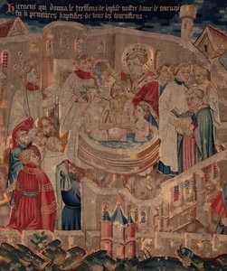 Geschichte von Saint Piat und Saint Eleuthère, Szene 6 (Detail) von Unknown artist