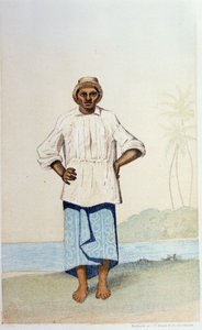 Hoaori aus Ozeanien - in „First Swedish Circumnavigation“ von Skogman Carl Johan Alfred, ed. Stockholm, Adolf Bonnier von Unknown artist