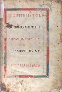 Incipit Epistola, Seite der Epistola, 11. Jahrhundert