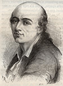 Jean-Claude Delametherie (Jean Claude la Metherie) (1743-1817) französischer Naturforscher, Mineraloge und Paläontologe. von Unknown artist