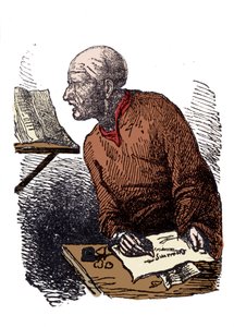 John Duns Scotus (1265? -1308), auch bekannt als Jean Duns Scott oder Jean Duns Scot, franziskanischer Philosoph von Unknown artist