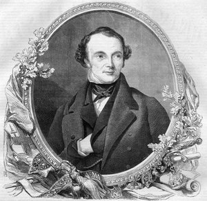 John Russell (1792-1878), britischer Politiker. Gravur von 1860