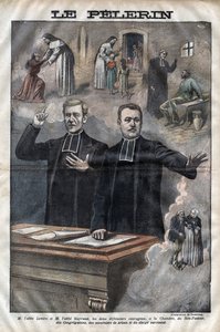 Jules Auguste Lemire (1853-1928) und Hippolyte Gayraud (1856-1911), französische Geistliche und Politiker, Abgeordnete - Gravur in „Le-Pelerin“ von 1899 von Unknown artist