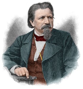 Karl Ferdinand Gutzkow (1811-1878), deutscher Schriftsteller, Dramatiker und Journalist.