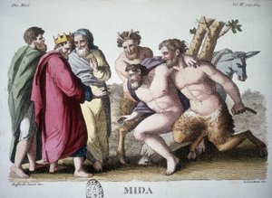 König Midas - Gravur