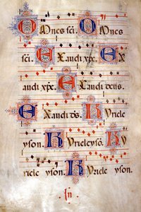 Kyrie des Chors von Crescenzago, Ende des 15. Jahrhunderts. Biblioteca di Sant