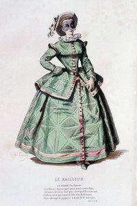 La dupre in „le Railleur“ (von Antoine Mareschal 1635), in „Das französische Theater im 16. und 17. Jahrhundert vor Molière“ von Edouard Fournier. von Unknown artist
