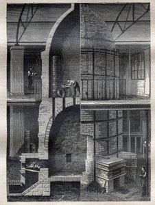 Die Herstellung von Vasen in der Manufaktur von Sevres - Gravur in „La Science francaise“ von Unknown artist