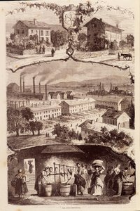 Arbeiterstädte in Frankreich im 19. Jahrhundert von Unknown artist