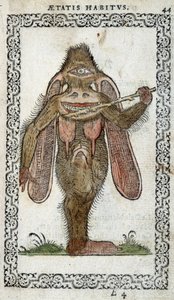 Der Zyklop - in „Habits et effigies“ von Jean Sluperius