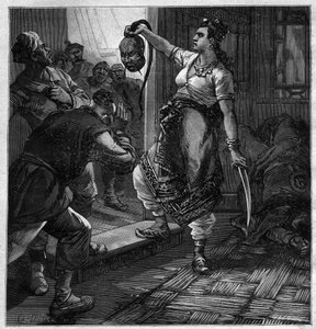 Le pirate du Tonkin - Illustration für den Roman von Pierre Mael (Charles Causse und Charles Vincent) Gravur in „Journal des voyages“ 1884 von Unknown artist