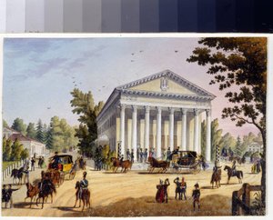 Das Sommertheater auf der Insel Kamenny in Sankt Petersburg (Album von Marie Taglioni) von Unknown artist