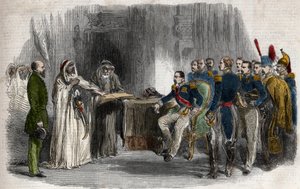 Befreiung von Abd-el-Kader durch Napoleon III. aus dem Schloss von Amboise
