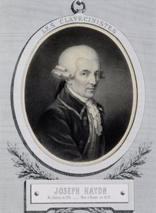 Medallion-Porträt des Musikers Franz Joseph Haydn (1732-1809)
