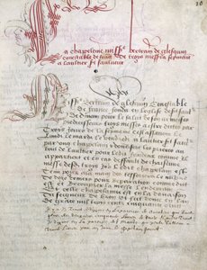 Manuskript zu Du Guesclin, Bibliothèque Municipale de Dinan von Unknown artist