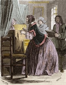 Marquise de Brinvilliers vergiftet die Patienten des Hotel Dieu in Paris von Unknown artist