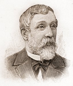 Mitglieder der Académie Française im Jahr 1895: Porträt von Alfred Mézières (1826-1915), Literaturhistoriker, französischer Politiker und Essayist. von Unknown artist