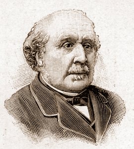 Mitglieder der Académie Française im Jahr 1895: Porträt von Albert, Herzog von Broglie (1821-1901), französischer Historiker und Politiker. von Unknown artist
