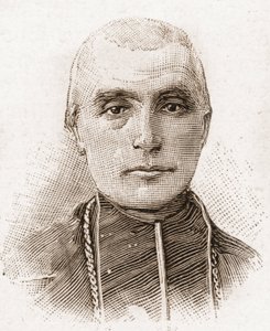 Mitglieder der Académie Française im Jahr 1895: Porträt von Kardinal Adolphe Perraud (1828-1906), französischer Bischof und Historiker. von Unknown artist