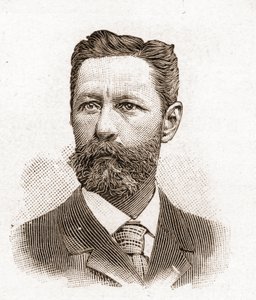 Mitglieder der Académie Française im Jahr 1895: Porträt von Eugène-Melchior de Vogüé (1848-1910), französischer Schriftsteller.