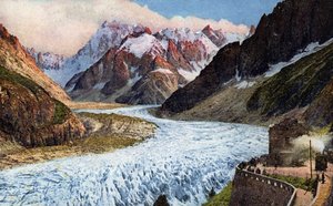 Mer de Glace von Unknown Artist