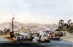 Mündung des Yang Tse Kiang