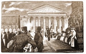 Münchner Theater, Hoftheater. 19. Jahrhundert.