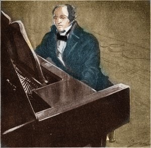 Muzio Clementi (1752-1832). Italienischer Pianist und Komponist. Illustration von 1932.