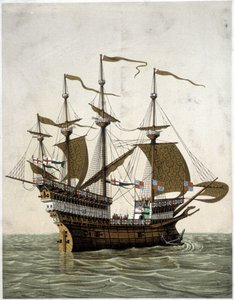 Schiff von Heinrich VIII. (1520) von England - nach J. Holbein von Unknown artist