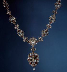 Halskette des Kaisers des Heiligen Römischen Reiches, Königs von Böhmen und Königs von Ungarn Rudolf II.
