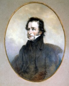 Niccolo Paganini (1782 - 1840). Aquarell. Scala Museum, Mailand. von Unknown artist